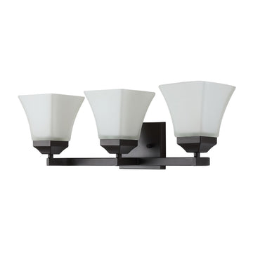 Staunton Iron/Glass Modern Cottage LED Vanity Light